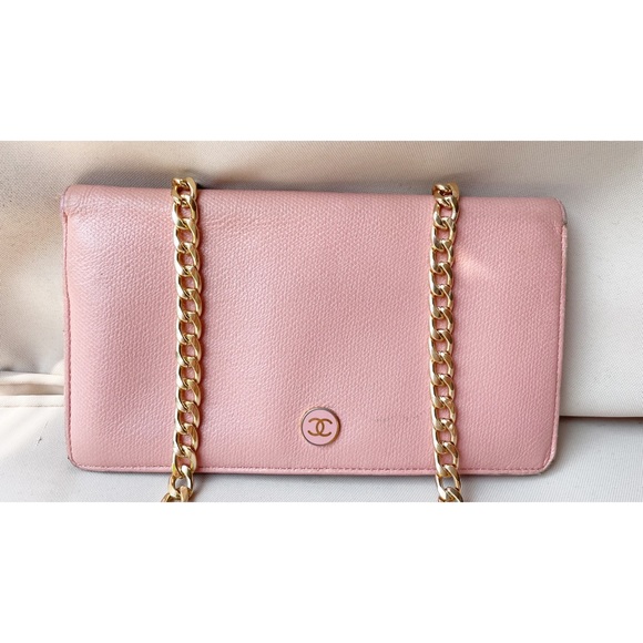 CHANEL Handbags - Chanel CC Caviar Enamel Button WOC